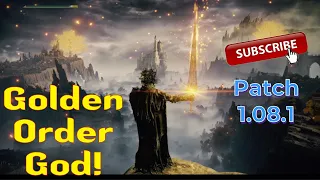 Golden Order Greatsword Holy Build! 🗡️ (Elden Ring Patch 1.08.1)