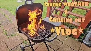 Severe weather alert day for Kentucky! Let's grill out!! *Vlog*