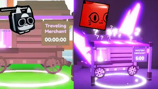 *NEW* Travelling Merchant Vs Mysterious Merchant In Pet Simulator X..