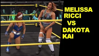 WWE 2K22 MyRise - Melissa Ricci vs Dakota Kai