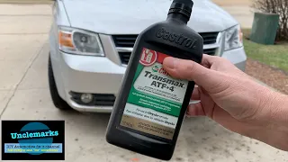 How to check transmission fluid level Grand Caravan 08-2020 VW Routan (EP 165) 62TE Trans dip stick