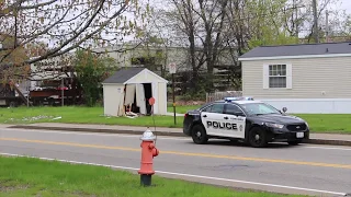 Truck Crashes Into Shed On May 13, 2019