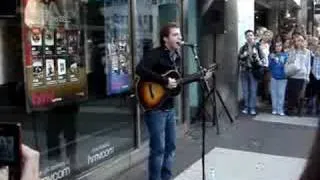 James Morrison You Give Me Something busking in Birmingham