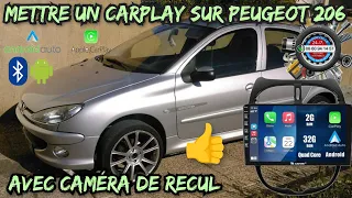 Monter un autoradio Carplay sur Peugeot 206, par Bassevelle Auto Services