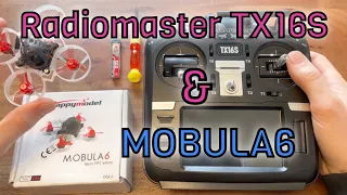 Radiomaster TX16S Mobula6 FrSky bind and fly in 2 minutes