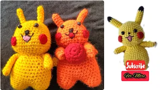 Crochet toys,pikachu Crosiya Toys #crochet toys #amigurumi #crosiya Part-1