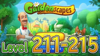 【GAMES】ガーデンスケイプGardenscapes攻略 Level 211-215