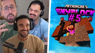 DESASTRES EN EL SKYBLOCK💀🍐 🧊 ft. Andrés y Guille #5