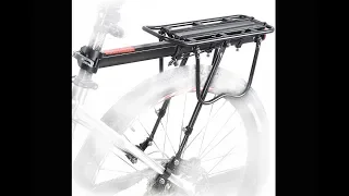 Bike Rear Rack, MTB Carrier Aluminum Rack Installation Guide