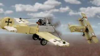 Lego WW1 Plane Battle -  Dogfight stopmotion