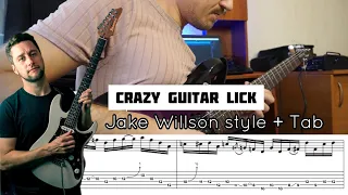 Chromatic fusion guitar licks + TAB