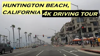 Huntington Beach, California | 4k Driving Tour | Dashcam | POV