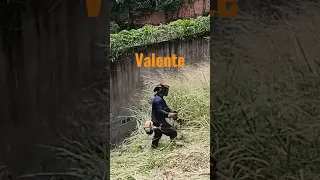 Roçada com Vulcan 52cc, Homem valente na roçadeira #shorts