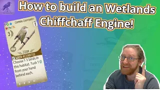 How to build a Wetlands engine around Chiffchaff! In #wingspan #oceania #gamplay #example