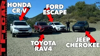 2019 Jeep Cherokee vs Honda CR-V vs Toyota RAV4 vs Ford Escape Mega Mashup Review
