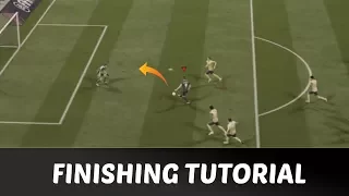 FIFA 18 FINISHING TUTORIAL - DRIVEN/REGULAR FINESSE SHOTS - VERY EFFECTIVE!