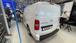 2023 Fiat E Scudo Interior and Exterior Walkaround IAA Transportation 2022 Hannover Messe