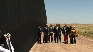 Trump visits border wall in Arizona, talks DACA