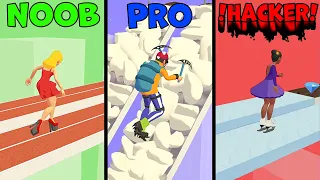 🎮NOOB vs PRO vs HACKER (🩰Shoe Race👠) DemoBA.