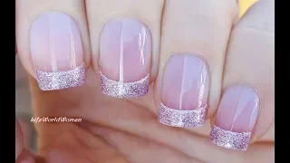 ROSE GOLD FRENCH MANICURE NAIL ART In Easy Way