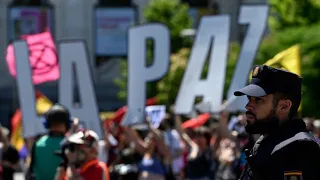 Madrid: Tausende demonstrieren gegen Nato-Gipfel