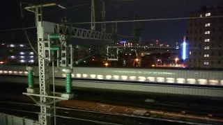 N700A系 のぞみ127号岡山行き 新大阪駅到着