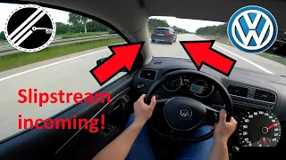 VW Polo 6R 6C 1.0 MPI 75 PS Top Speed Drive On German Autobahn With No Speed Limit