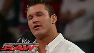 Randy Orton Challenges The Undertaker to a WrestleMania Match RAW Mar 7,2005