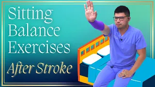 Sitting Balance Exercises on Edge of Bed After Stroke | Occupational Therapy Recovery