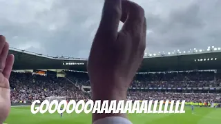 The moment Derby County got promoted to the Championship
