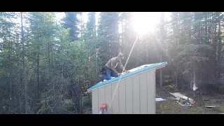 Shed or Tiny Cabin? Our First Build on Our Off-Grid Alaskan Property!