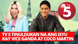 ISYU KAY VICE GANDA AT COCO MARTIN TINULDUKAN NA NG TV5