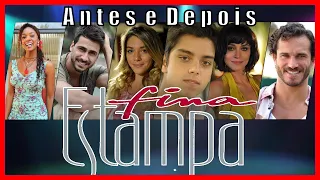 Fina Estampa Antes e Depois com o Elenco | Novelas da Rede Globo