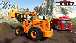 Farming Simulator 19 - LJUNGBY Wheel Loader Loading Dirt