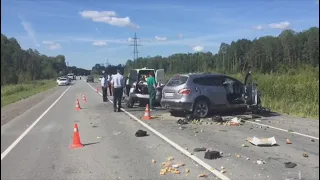 Что произошло.11.08.20. В 2 ДТП в Югре погибли 4 человека