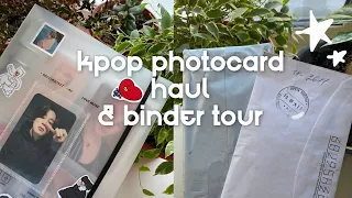 распаковка кпоп карт & биндер тур | kpop photocards unpacking & binder tour
