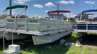 2003 Crest Family Fish 22 Pontoon