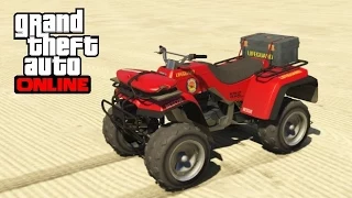 GTA 5 Online - How to Find the Lifeguard ATV (Blazer)