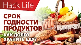 Срок годности продуктов питания. Как долго хранить еду?