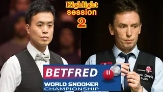 Marco Fu vs Ken Doherty Highlight World Championship 2024 session 2