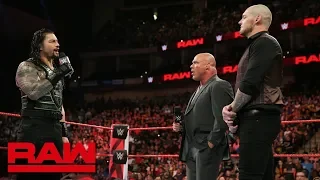 Roman Reigns confronts Constable Baron Corbin about Brock Lesnar: Raw, Aug. 6, 2018