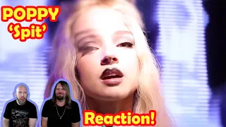 Musicians react to hearing  POPPY - Spit for the first time! (Comparison and analysis)