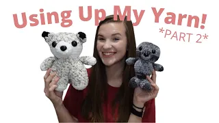 Using Up My Yarn- Part 2!! Crochet With Me Stash Busting Projects!