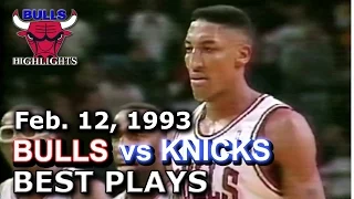 Feb 12, 1993 Bulls vs Knicks HD highlights