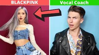 VOCAL COACH Justin Reacts to BLACKPINK - You Never Know