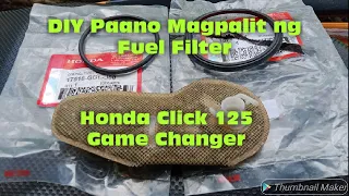 DIY Paano mag Palit ng Fuel Filter/Honda Click Game Changer #fuelfilter