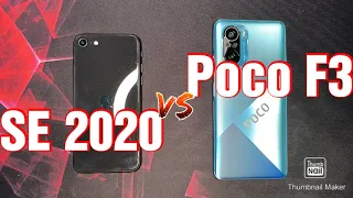 Poco F3 vs iPhone SE 2020 speedtest romana