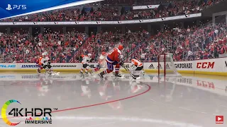 NHL 22 Ovechkin OT Winner! Washington Capitals vs Philadelphia Flyers 4K Realistic Graphics! PS5