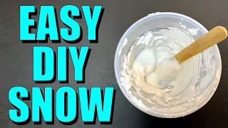 DIY Snow for Your Christmas Village