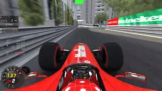 One of fastest lap in Michael Schumacher's Ferrari f2004 | Monaco